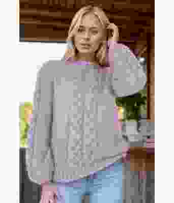 Lys lavendel Poppy genser - Belfilato 101-47919