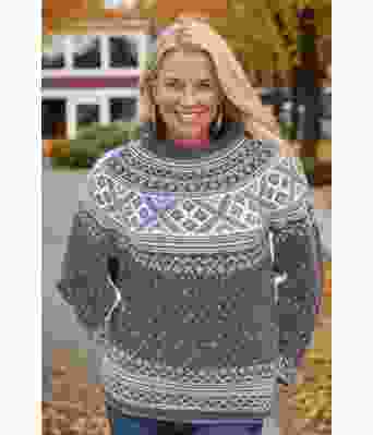 Klassisk setesdalgenser i alpakkagarn - Viking 1416-12C