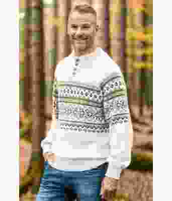 Filipgensern med beige og brunt mønster - DLG 142-SU340034853488