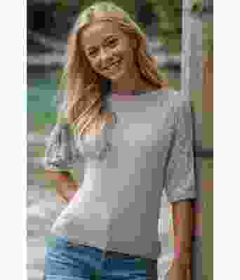 Lysegrå Miramar sommertopp - Viking 1706-06-413B