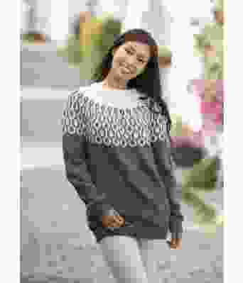 Atter genser fra Viking 1816-4 Mørk blå