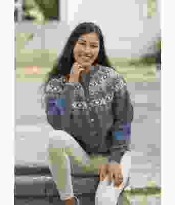 Mali kofte fra Viking 1816-9 Petrol