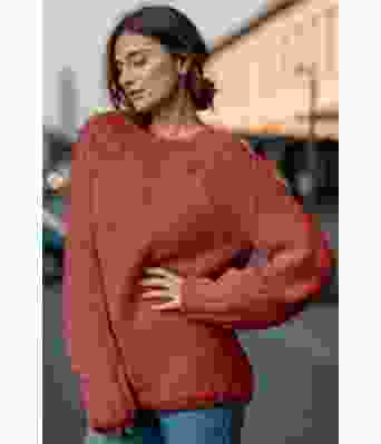 Lys burgunder Ren genser - Viking 1922-1-355