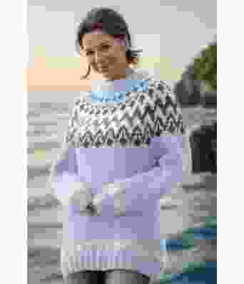 Lyseblå Takk genser - Viking 1922-4-320300327326