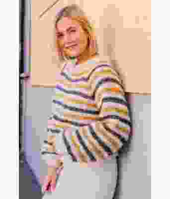 Noras stripegenser - Strikkia 2020-05