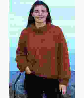 Stellagenseren i brent oransje - Strikkia 2024-008-555