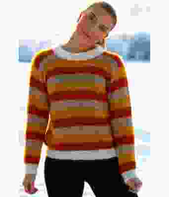 Høstløv genser - Strikkia 2024-015