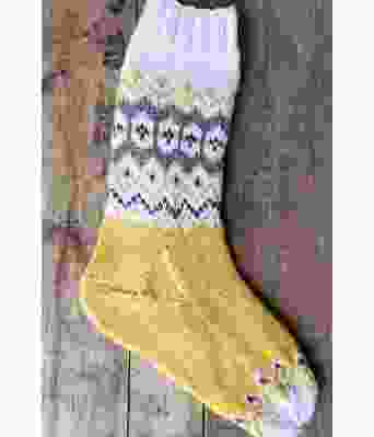 Påskesokken sokker til påske - Strikkia 2024-017