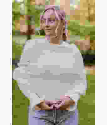 Eyelet skjerfgenser - Strikkia 2024-35-302B