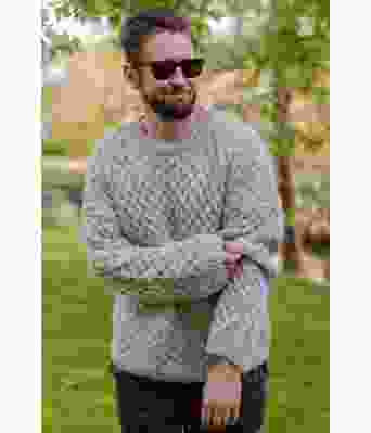 Honeycomb sweater - Strikkia 2024-048