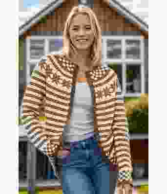 Lysebrun fanakofte - Viking 2207-1-509502