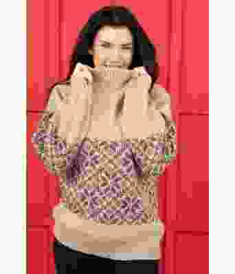 Beige Fongen genser - DLG 23-045-34853488