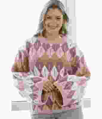 Syrupcut genser diamantmoenster - Viking 2306-07