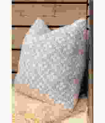 Fjellrose strikket pute - Viking 2310-10A