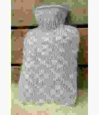 Fjellrose strikket trekk til varmeflaske - Viking 2310-14