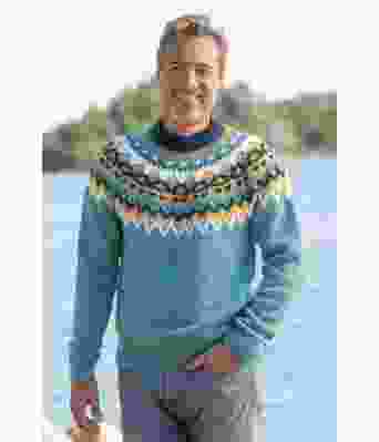 Kraft genser Turkis - Viking 2329-1B