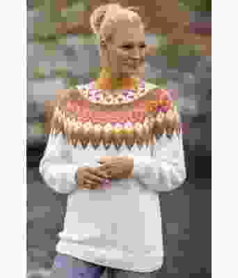 Kraft genser, Hvit - Viking 2329-1C