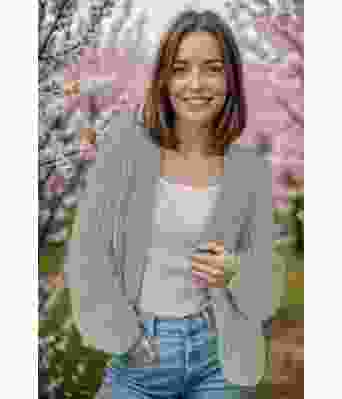 Jadegrønn Stella cardigan - Belfilato 24-001-47936