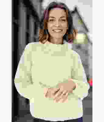 Naturhvit Samara genser - Belfilato 24-003-40020