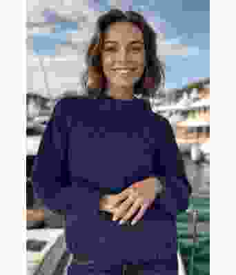 Marineblå Samara sweater - Belfilato 24-003-45563