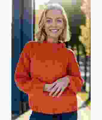 Oransje Samara sweater - Belfilato 24-003-47903