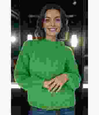 Samara sweater i skarpt grønn - Belfilato 24-003-47948