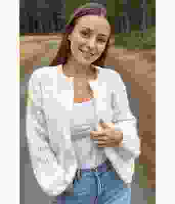 Natur Snuggle soft cardigan - Belfilato 24-006-40020