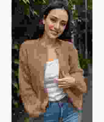 Kamel Snuggle soft cardigan - Belfilato 24-006-42271