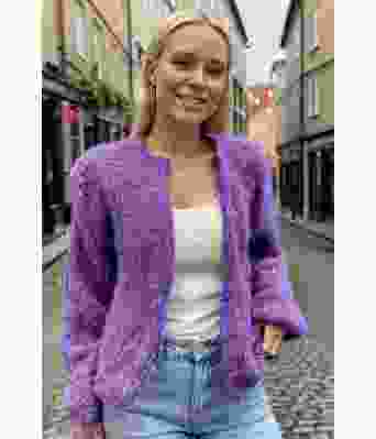 Lavendel Snuggle soft cardigan - Belfilato 24-006-47954