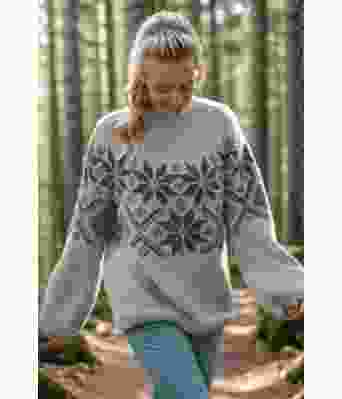 Beige Lunagenser med brunt mønster - Viking 2416-2-307308