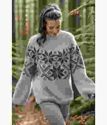 Grå Luna genser - Viking 2416-2-313315