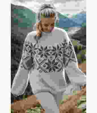 Lys grønn Luna genser - Viking 2416-2-331338
