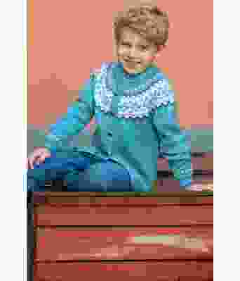 Kristian mønstret jakke til barn DG 391-03