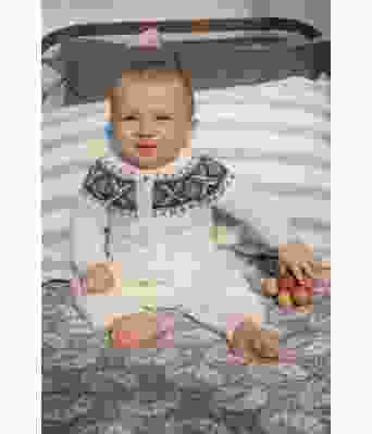 Mønstret cortina dress til baby - DG 433-09