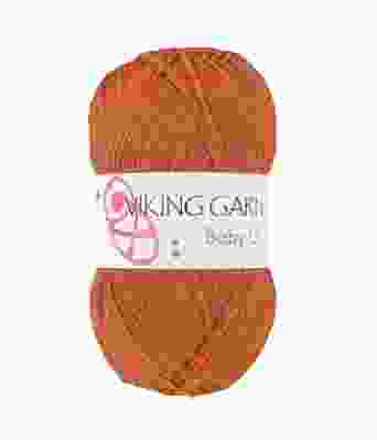 Viking garn - Baby Ull 344 Brent oransje