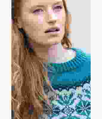 Turkis Maria genser - DLG 184