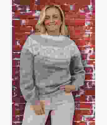 Lys grå Alvagenseren - Strikkia 2021-012D