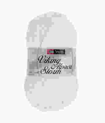 Viking garn - Alpaca Storm 502 - Naturhvit