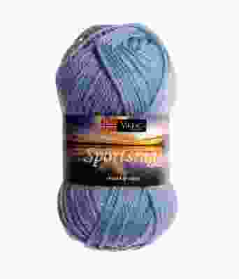 Viking garn - Sportsragg 521 - Lys blå
