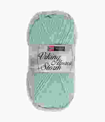 Viking garn - Alpaca Storm 528 - Lys petrol