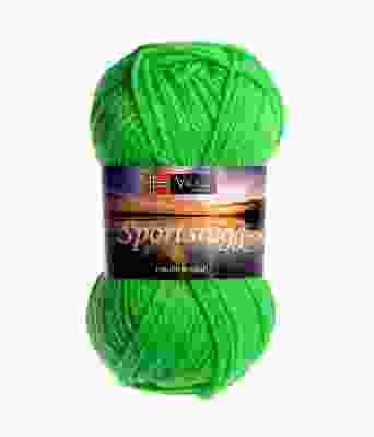 Viking garn - Sportsragg 535 - Neongrønn