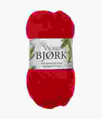 Viking garn - Bjørk 550 - Rød