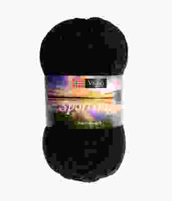 Viking garn - Sportsragg 550 - Sort