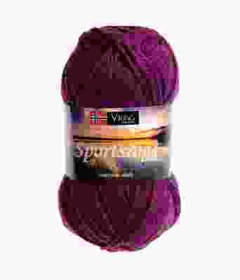 Viking garn - Sportsragg 569 - Burgunder