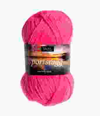 Viking garn - Sportsragg 577 - Neonrosa