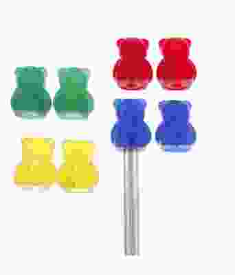 Addi pinnesamlere med bjørnemotiv