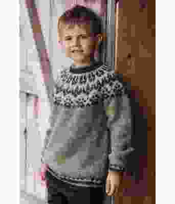 Slodir til barn i LettLopi islandsk ullgarn - Istex 92432