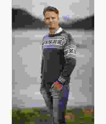 Alex strikkegenser til mann - viking 2001-07