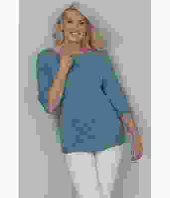 Alva strikkegenser med stripemønster - Viking 1609-08