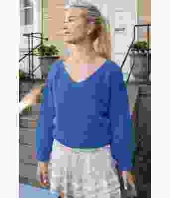 Kongeblå Amanda genser - DSA 99-19G